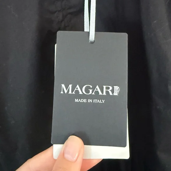 Magari Black Ruffle Dress - Picture 4 of 7